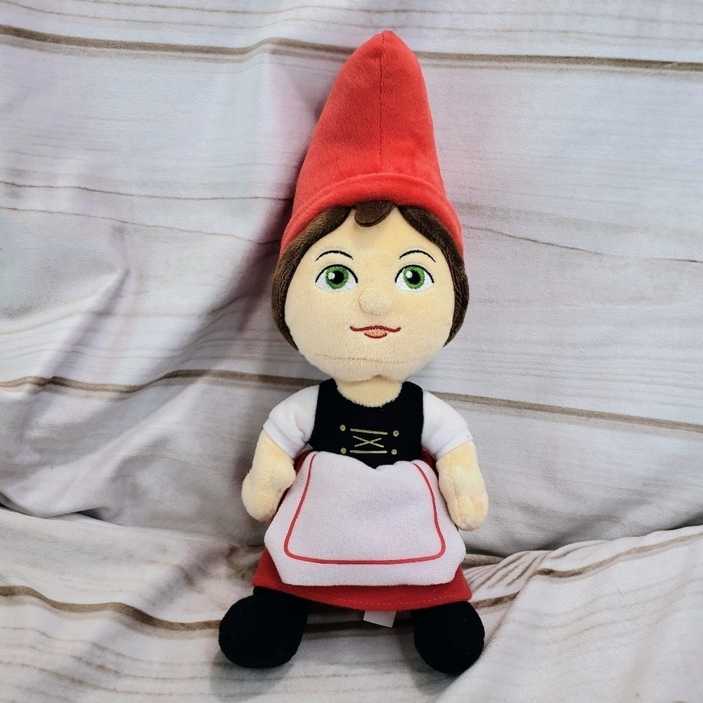 Sherlock Gnomes Juliet Gnome Plush Stuffed Doll Paramount Rare 11 Inch 2018